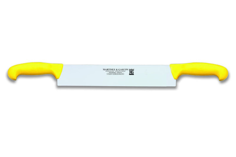 Couteau à fromage 2 manches Martinez & Gascon jaune - 32cm