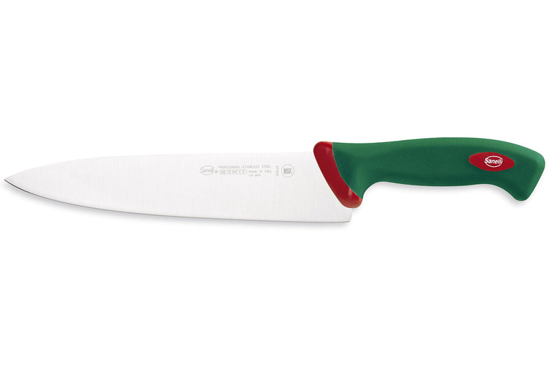 Couteau de chef professionnel SANELLI Premana lame 24cm manche vert