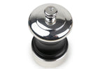 Moulin à poivre manuel Peugeot Palace en bois de hêtre noir satin et métal argenté 10cm