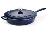 Sauteuse Tramontina Bestow 30cm fonte émaillée bleu + couvercle