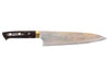 Couteau de chef 21cm japonais artisanal Takeshi Saji BS2 Rainbow