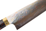 Couteau de chef 21cm japonais artisanal Takeshi Saji BS2 Rainbow