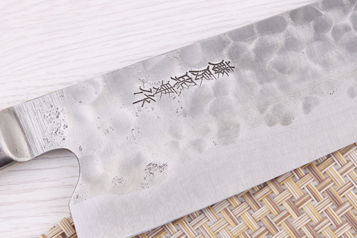 Couteau santoku 16,5cm japonais artisanal Fujiwara Maboroshi