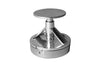 Presse-hamburger avec poussoir inox et fonte d'alu - Diamètre 10cm