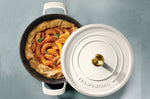 Cocotte basse 30cm Tramontina fonte émaillée latte 3,8L