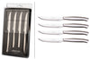 Coffret 4 couteaux à steak monobloc Arcos acier inox microdentées 11cm