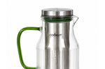 Carafe filtrante 2-en-1 verte Cookut Akua en verre - 1,3 L