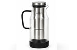 Carafe filtrante 2-en-1 noire Cookut Akua en verre - 1,3 L