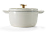 Cocotte ronde Tramontina Ampezzo fonte émaillée latte - 22cm