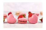 Plaque macarons en silicone 40x30cm 42 empreintes forme coeur