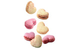 Plaque macarons en silicone 40x30cm 42 empreintes forme coeur