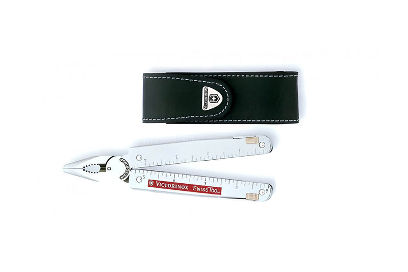Pince Swisstool Victorinox 12 pièces lame ondulée + étui cuir