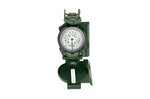 Boussole Herbertz boitier refermable metal gris/vert "ranger"