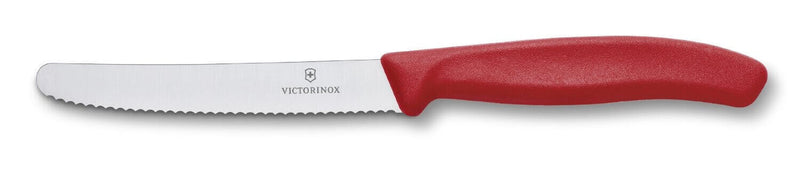 Couteau de table Victorinox SwissClassic rouge lame à dents 11cm