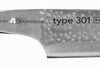 Couteau santoku Chroma Type 301 Design by F.A. Porsche martelé 18cm