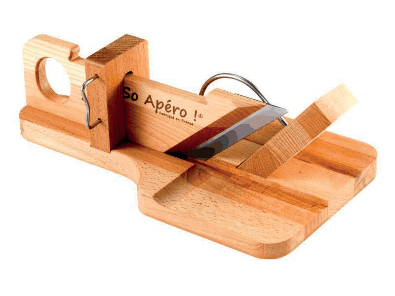 Guillotine à saucisson SO APERO ! en bois 100% française