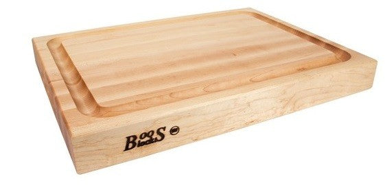 Planche à découper épaisse Boos Blocks ProChef bois d'érable avec rigole 51x38x6cm