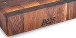 Planche à découper Boos Blocks Gourmet en noyer noir 38x38x7.5cm