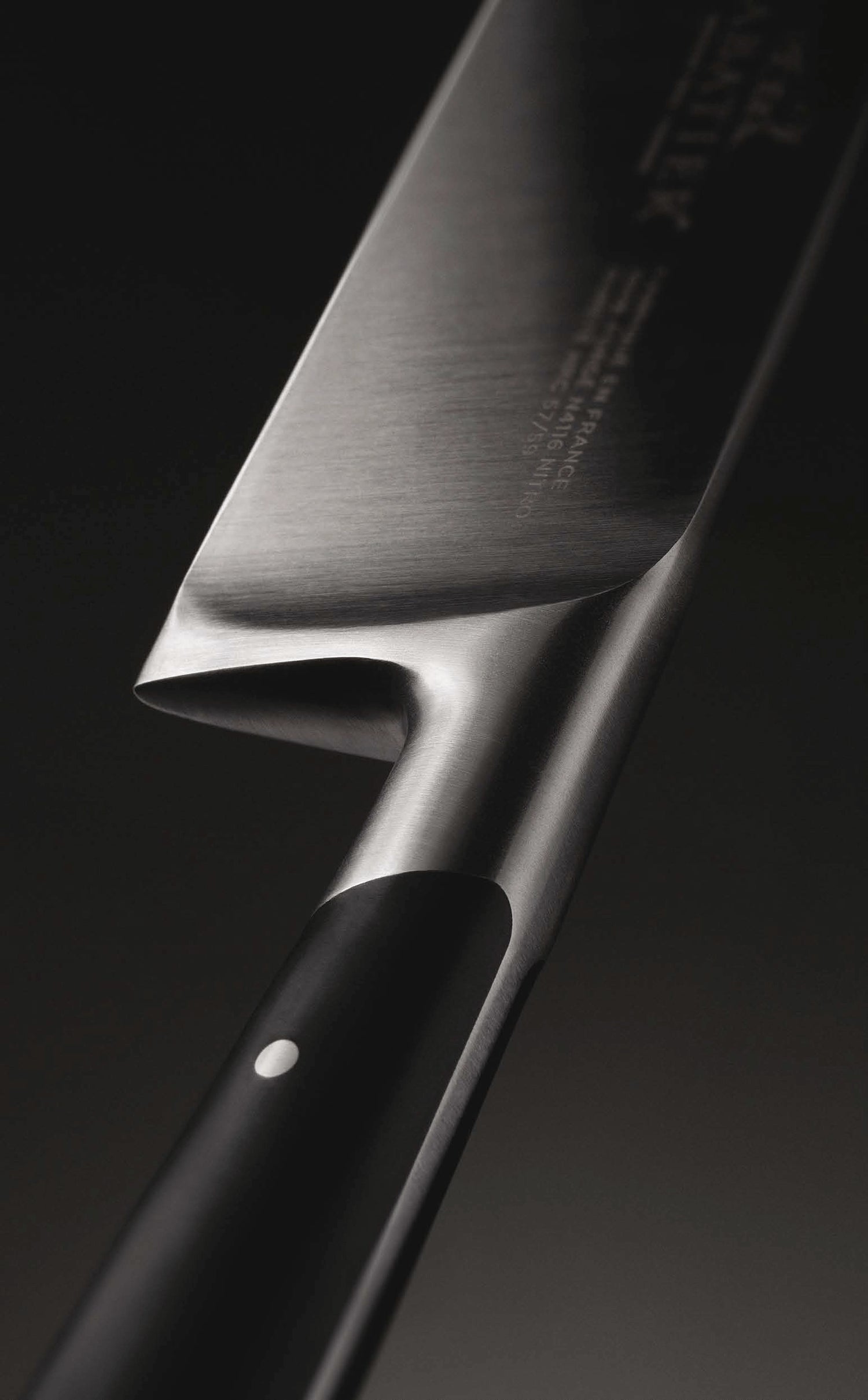 Couteau à découper Sabatier Edonist forgé 20cm fabrication française