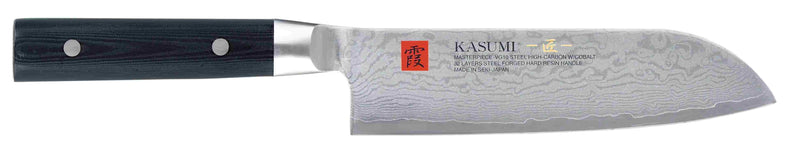 Couteau santoku japonais Kasumi Masterpiece damas haut de gamme 18cm