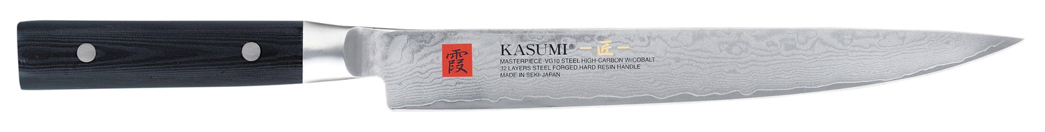 Couteau à découper japonais Kasumi Masterpiece damas haut de gamme 24cm