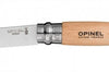Couteau opinel traditionnel n°8 lame 8.5cm virole tournante manche en hêtre