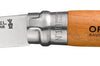 Couteau Opinel Tradition Carbone n°10 lame 10cm manche hêtre + virole tournante
