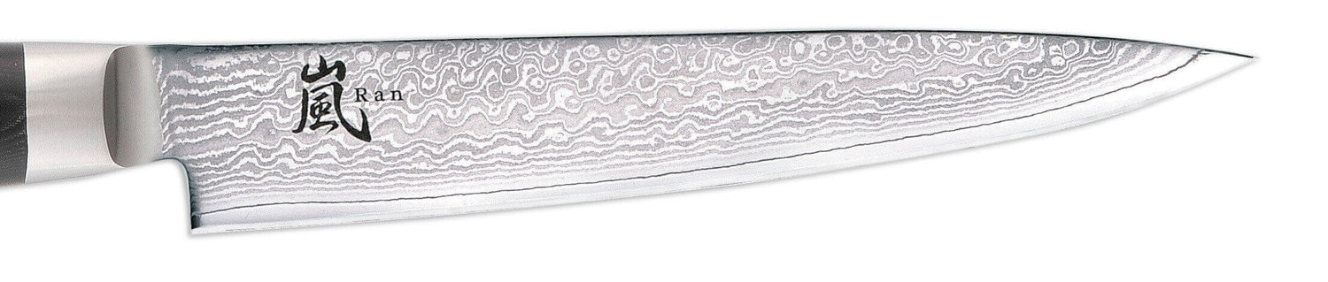 Couteau à trancher japonais Yaxell RAN lame 18cm damas 69 couches