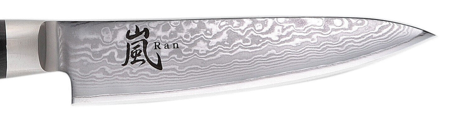Couteau d'office japonais Yaxell RAN lame 12cm damas 69 couches