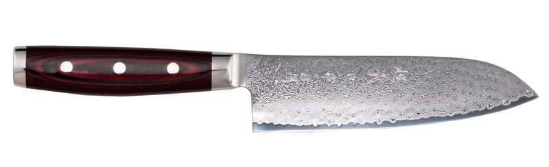 Couteau santoku japonais Yaxell SUPERGOU 16.5cm damas 161 couches