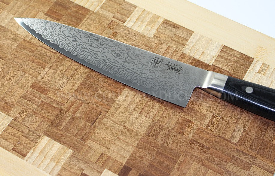 Couteau de chef japonais Yaxell RAN lame 20cm damas 69 couches