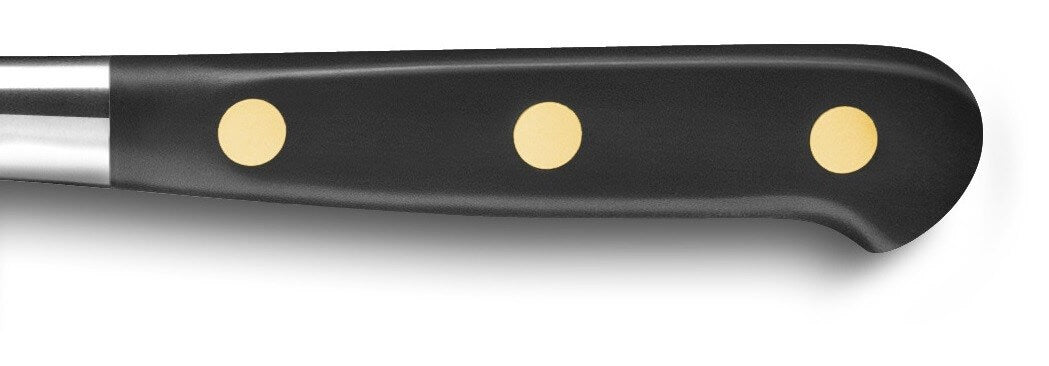 Couteau à jambon SABATIER Idéal Inox 100% forgé rivets laiton lame 30cm