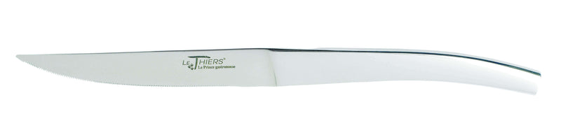 Couteau à steak Au Nain Thiers tout inox lame 11cm micro-dentée