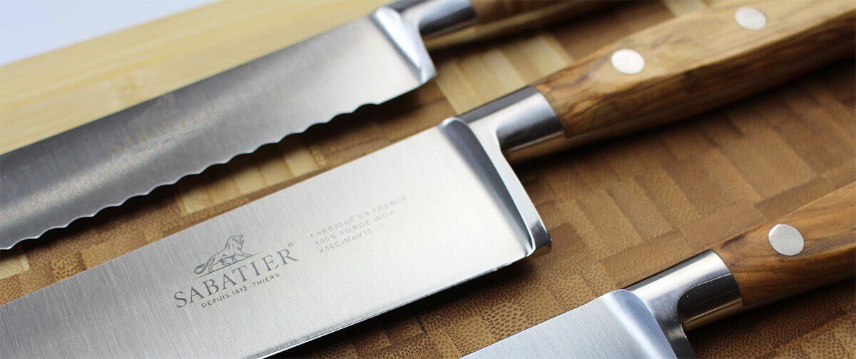 Couteau filet de sole SABATIER Provençao 100% forgé 15cm en olivier