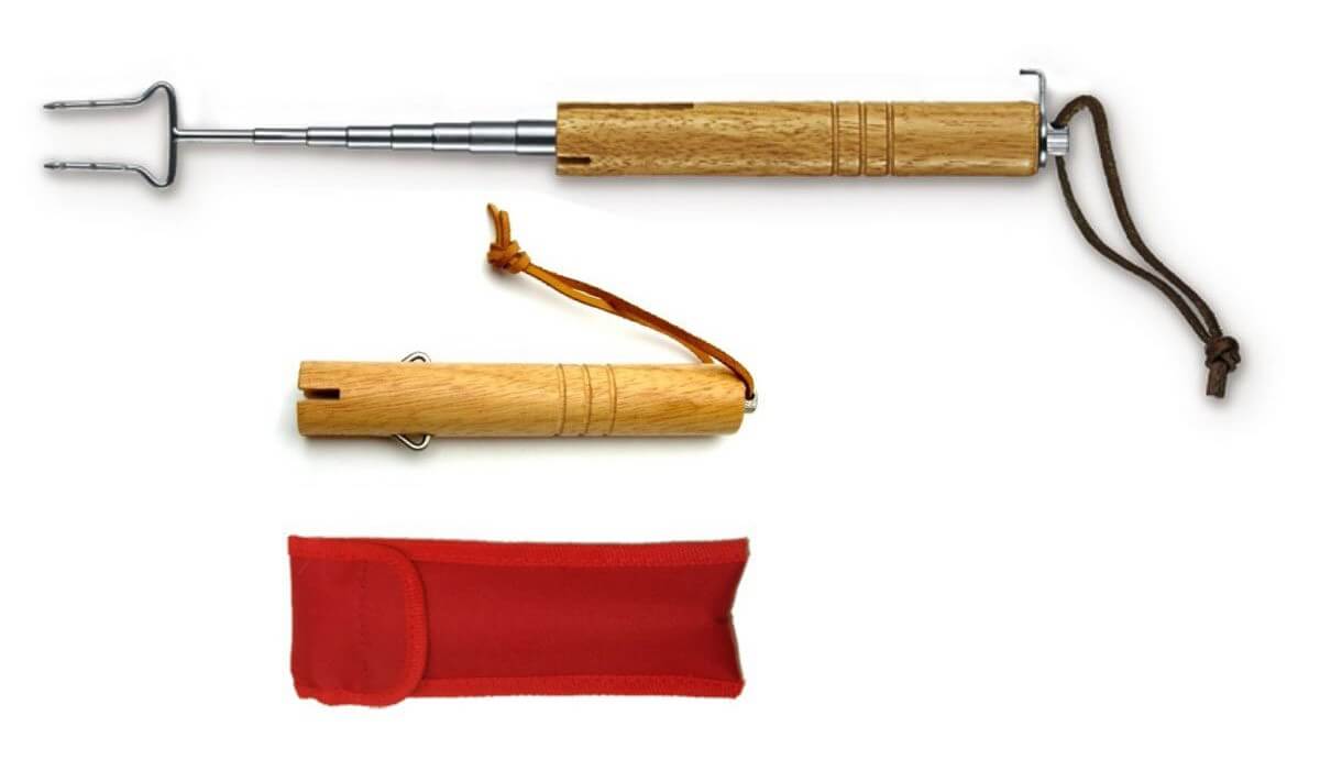 Fourchette à barbecue téléscopique Bodum 65cm + étui en nylon
