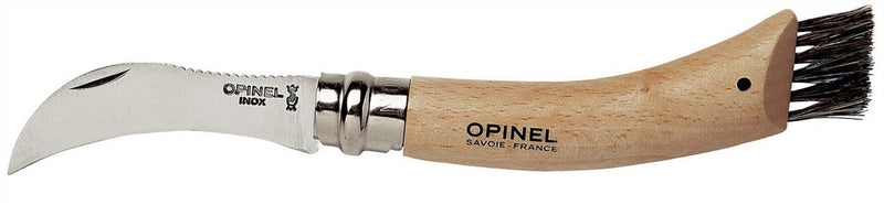 Couteau à champignon Opinel N°08 + brosse intégrée