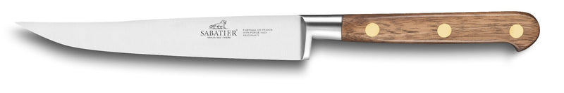 Couteau à steak forgé Sabatier Perigord lame 13cm manche en noyer