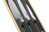 Coffret de 3 couteaux type japonais Kitchen Artist design authentique