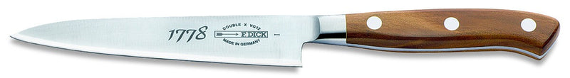 Couteau d'office DICK 1778 lame acier 3 couches 12cm manche bois de prunier
