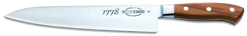 Couteau de chef DICK 1778 lame acier 3 couches 24cm manche bois de prunier