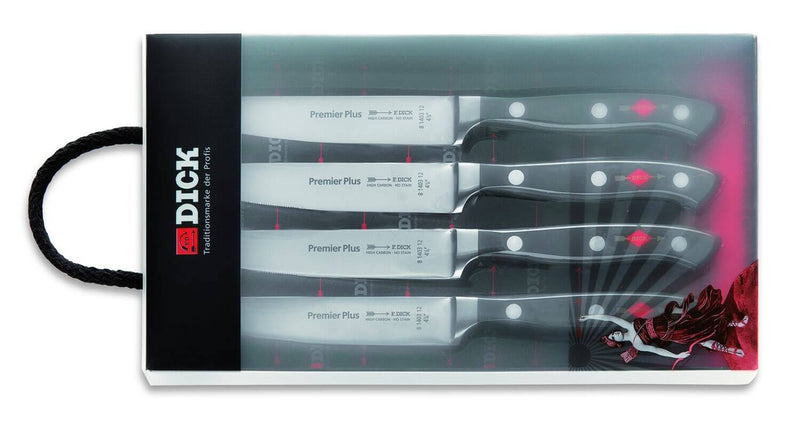 Coffret 4 couteaux à steak Dick Premier Plus lames forgés 12cm