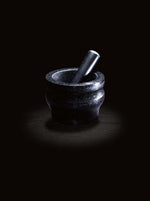 Mortier et pilon Cole & Mason en granit noir élégant - Diamètre 18cm