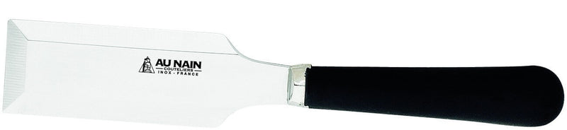 Pelle à terrine Au Nain lame large acier inox 12cm manche PP noir