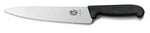 Couteau à découper professionnel Victorinox lame dentée fibrox noir 25cm 5.2033.25