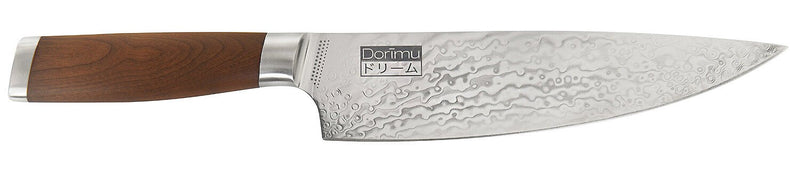 Couteau de chef Chroma Dorimu Pure Damascus 20cm acier japonais 64 couches