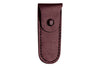 Etui en cuir bordeaux pour coupe-ongles "HB" 6cm