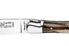 Couteau Laguiole Arbalète G.David manche façon corne blonde 12cm avec tire bouchon intégré