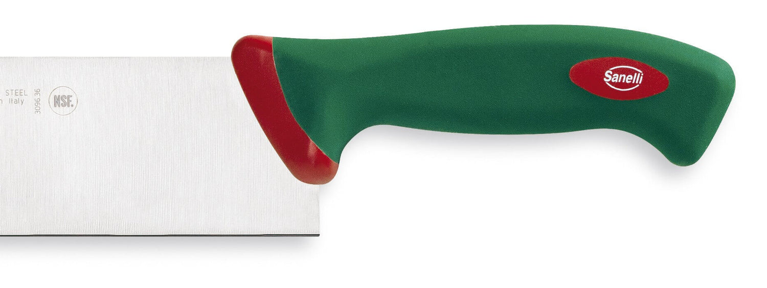 Couteau à fromage professionnel SANELLI Premana 36cm double manche vert