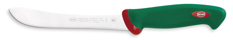Couteau à dépouiller professionnel SANELLI Premana lame 18cm manche vert