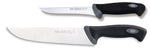 Coffret de 2 couteaux de boucher professionnels SANELLI Gourmet désosseur 16cm + boucher 22cm